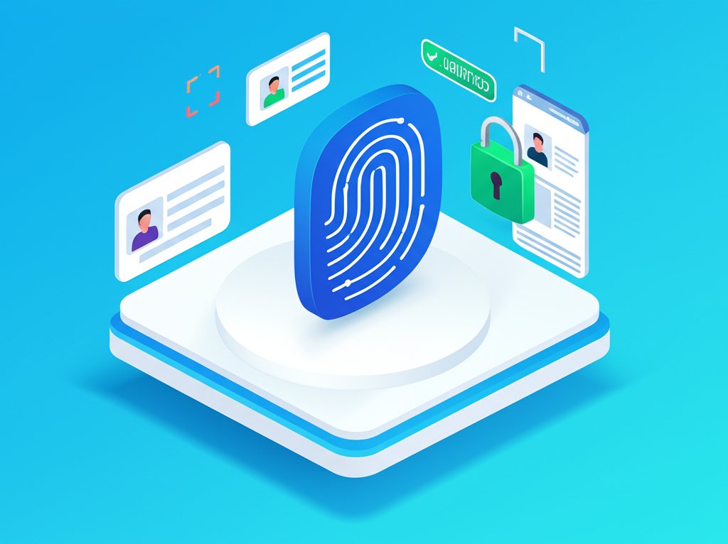 Secure account setup: identity verification, multi-factor authentication, and digital security.