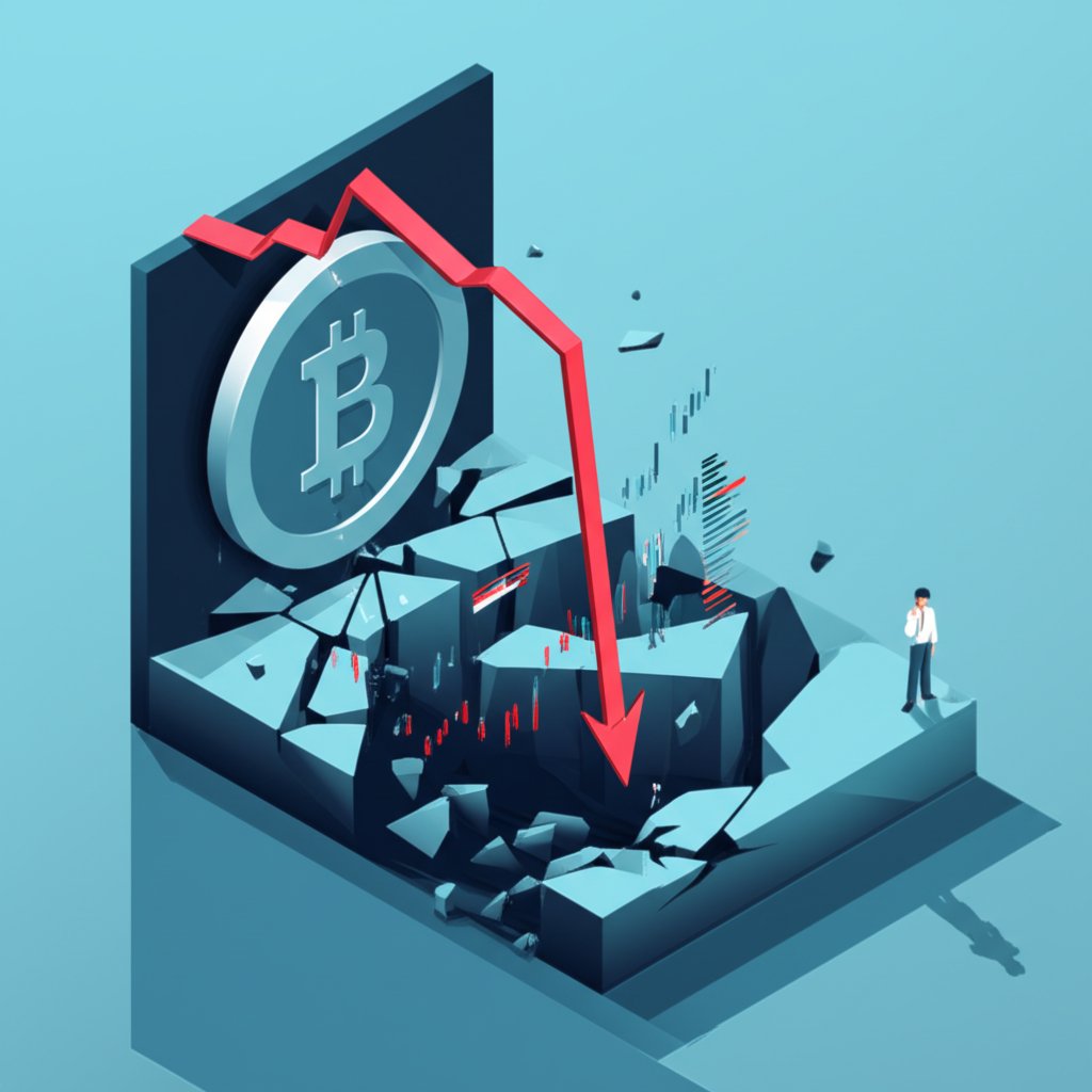 Graph: Higher Coin price drops significantly amid crypto market shift.